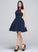 Prom Dresses With Beading Scoop Bow(s) Mckayla A-Line/Princess Neck Pleated Short/Mini Sequins