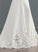 Trumpet/Mermaid With Train Wedding Crepe Court Stretch V-neck Lace Sequins Dress Wedding Dresses Belen