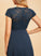 Length A-Line Embellishment ScoopNeck Neckline Lace Silhouette Asymmetrical Fabric Jazlene Knee Length Scoop Bridesmaid Dresses