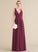 Floor-Length A-Line Jacquelyn With Prom Dresses V-neck Ruffle Chiffon