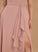 Floor-Length Length V-neck Silhouette Neckline Ruffle A-Line Fabric Embellishment SplitFront Giada Natural Waist Bridesmaid Dresses