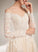 Illusion Ada Wedding Sequins Wedding Dresses Chapel With Train Dress Ball-Gown/Princess