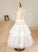 Luz Ball-Gown/PrincessScoopNeckFloor-LengthTulleJuniorBridesmaidDressWithSashBeading#136423 Junior Bridesmaid Dresses