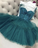 Green Tulle Short Homecoming Dresses Jaslene Dress CD10383