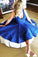 Satin Homecoming Dresses Isabela Simple A-Line V Neck CD10406