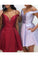 Off The Bella Homecoming Dresses Shoulder V-Neck CD10659