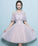 Simple Homecoming Dresses Lace Abigail Tulle Short CD11750