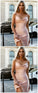 Sexy Pink Homecoming Dresses Cocktail Cara Straps Dress Mini CD12464