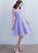 Homecoming Dresses Alanna Adorable Lavender Short Tulle CD13534