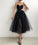 BLACK Penny Homecoming Dresses TULLE SHORT DRESS CD13789
