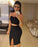 Two Piece Black Short Homecoming Dresses Jessie CD15371