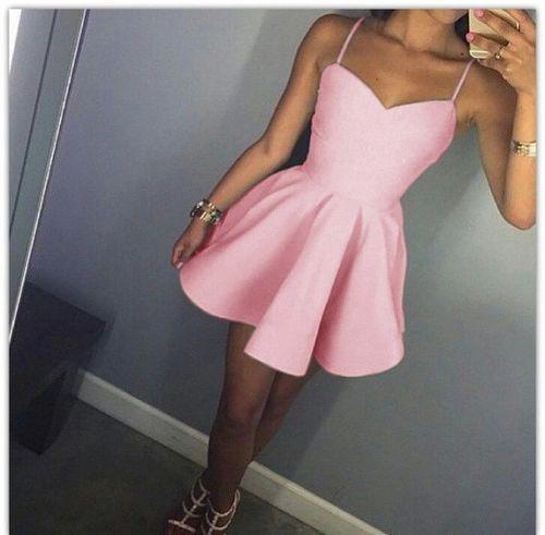 Pink Aylin Homecoming Dresses Short CD15646