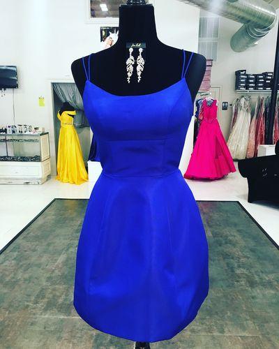 Short , Royal Katelynn Homecoming Dresses Blue CD2137