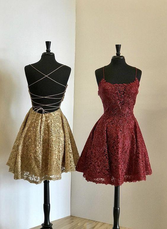 Cute Lace Giuliana Homecoming Dresses Short Dress CD22481