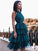 Charming Layla Homecoming Dresses Halter Blue Tulle Short Cheap CD22743