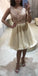 Alisha Homecoming Dresses Short Tulle Ruffles Sequin Top CD2277