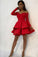 Red Raina Homecoming Dresses Back To School CD22839