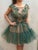 Short Round Neck Appliques Homecoming Dresses Ivy Party Dresses CD22869