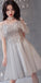 Keen Homecoming Dresses Lois Length Silver Short . CD2288