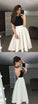 Cute Homecoming Dresses Claudia Black And White Short Dress CD2742
