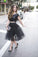 Homecoming Dresses Shyla Black Tulle Two Piece CD3743