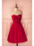 Red Homecoming Dresses Julianne Sweetheart Ruches Short CD4044