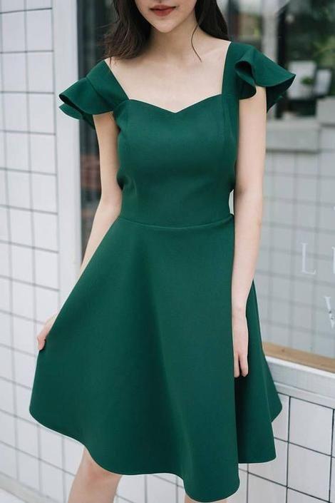Party Dress Forest Green Homecoming Dresses Armani Dress Formal CD5168