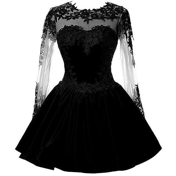 Black Homecoming Dresses Jasmin Lace With CD5647
