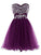 Homecoming Dresses Shiloh New Arrival Grey Tulle With Crystal CD5667