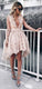 Deep V Vicky Homecoming Dresses Neck Sleeveless Short Homeocming Dress CD6885
