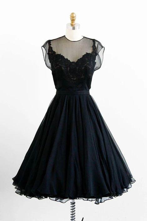 Cocktail Chiffon Homecoming Dresses Lace Kaitlynn Black And Floral CD6898