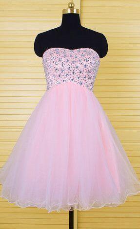 Cute Josephine Pink Homecoming Dresses CD8798