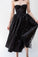 Homecoming Dresses Jaylin Black Tulle Tea Length With Starts CD9833