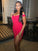 Malia Sheath/Column Satin Homecoming Dresses Ruched Off-the-Shoulder Sleeveless Knee-Length Dresses